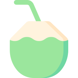 Coconut drink icon