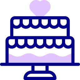 Wedding cake icon