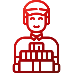 Delivery courier icon