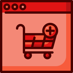 Online shopping icon