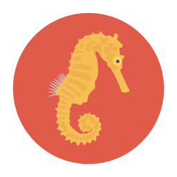 Sea horse icon