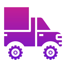 Cargo truck icon