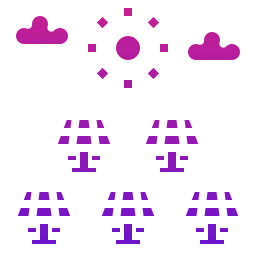 Solar energy icon