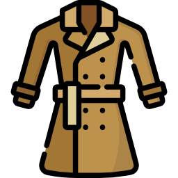 Trench coat icon