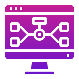 diagramma di flusso icona