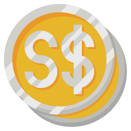 Singapore dollar icon