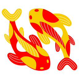 pesce koi icona