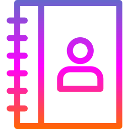 Phone book icon