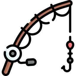 canna da pesca icona