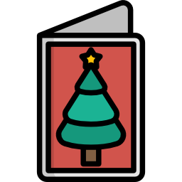 Christmas card icon