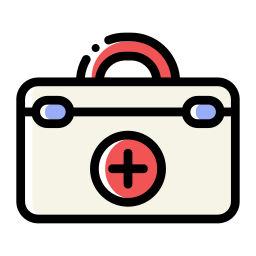 Medical kit icon