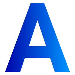 Letter a icon