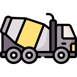 Cement truck icon