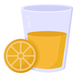 Orange juice icon