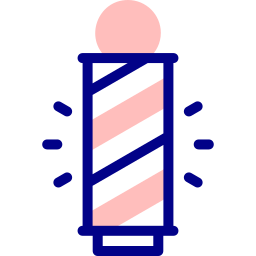 Barber pole icon