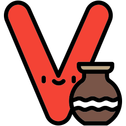 Letter v icon