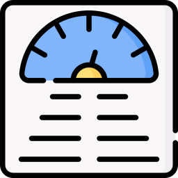 Weight scale icon