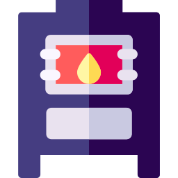 Pellet stove icon