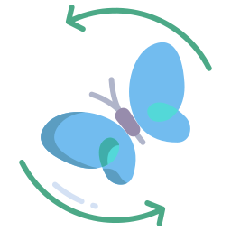 borboleta Ícone