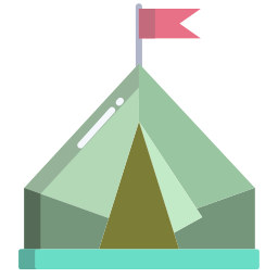 camping zelt icon