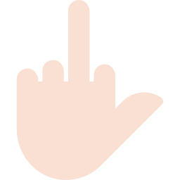 Middle finger icon