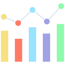 Bar graph icon