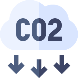 Co2 emission icon