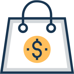 Shopping bag icon