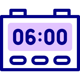 Digital clock icon