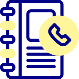 Phone book icon