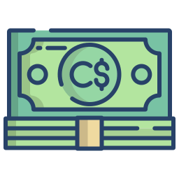 kanadischer dollar icon