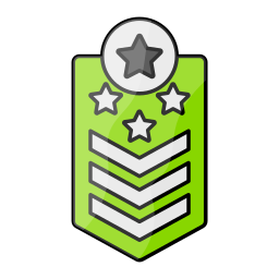 militärischer rang icon