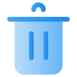 Trash bin icon