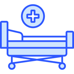 Hospital bed icon