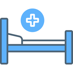 Hospital bed icon