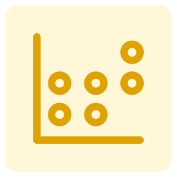 Scatter plot icon