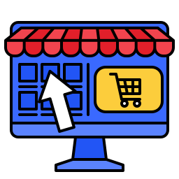 Online shop icon