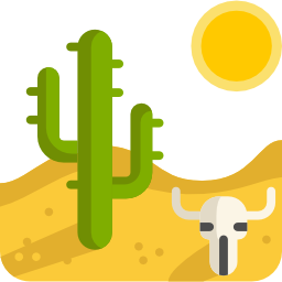 deserto Ícone