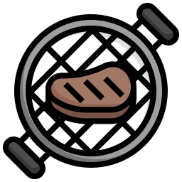 Grilled food icon