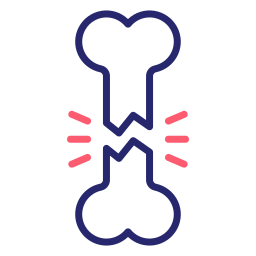 osso quebrado Ícone