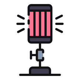 Infrared lamp icon