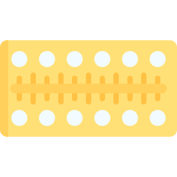 Contraceptive pills icon