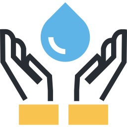 Water saving icon