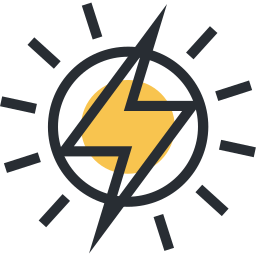 Solar energy icon