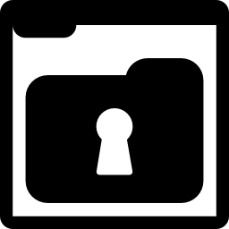 Locked folder icon