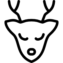 Christmas reindeer icon