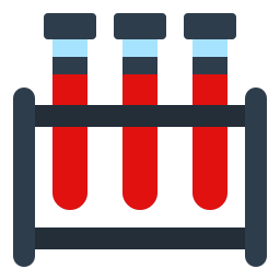 teste de sangue Ícone