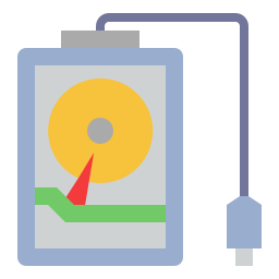 externe harde schijf icoon