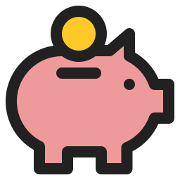 Piggy bank icon