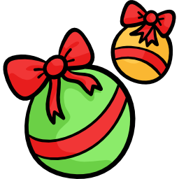 Christmas ball icon